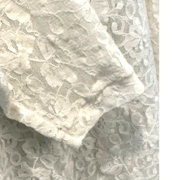 3-Stretch Semi Sheer Sparkle Floral Design Tops by 'Shoulders to Go' Small/Med - Picture 5 of 16